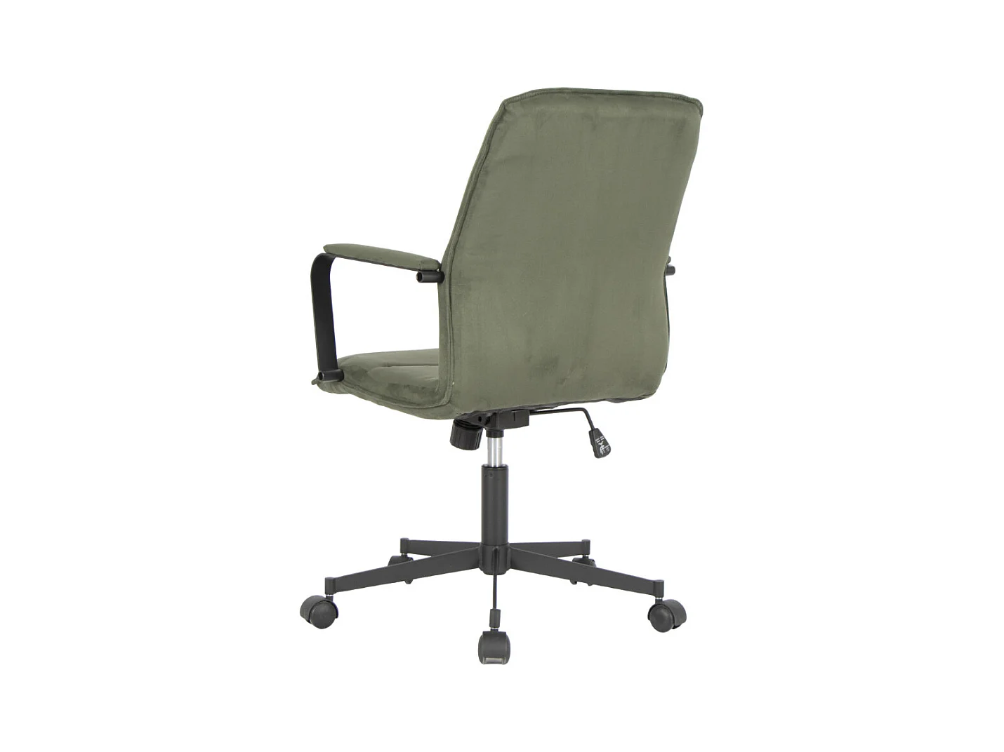 Chaise de bureau - Pivotante et réglable en hauteur - Daim - Vert - NICHOLS
