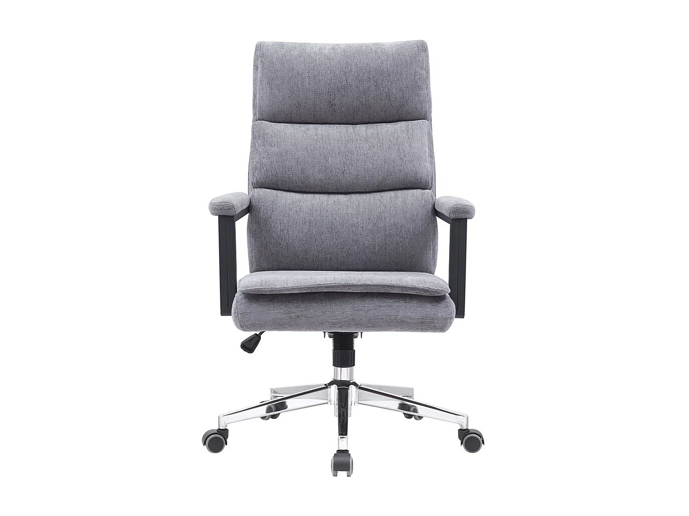 Bureaustoel - In hoogte verstelbaar en draaibaar - Stof - grijs - MLINAR