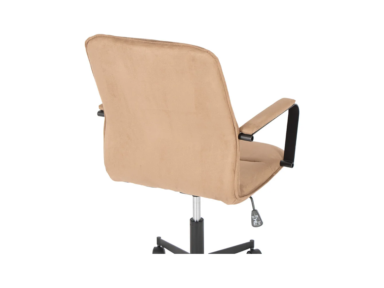 Bürostuhl - Drehbar und höhenverstellbar  - Wildleder - hellbraun - NICHOLS