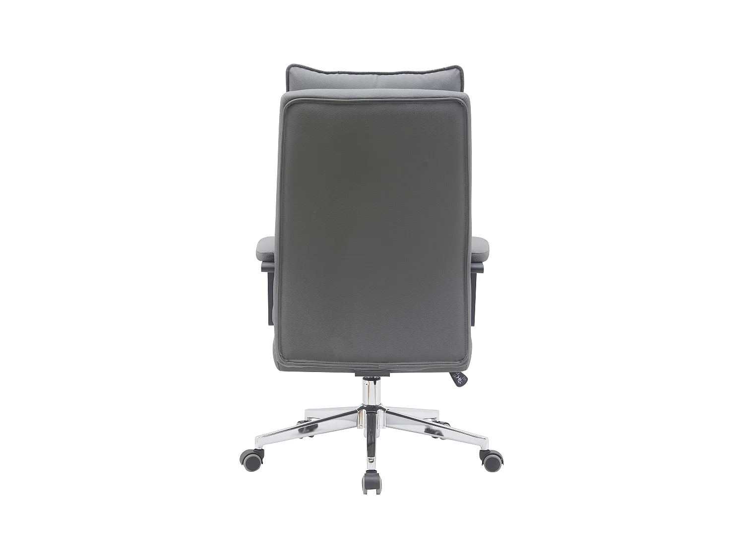 Bürostuhl - Drehbar und höhenverstellbar  - Kunstleder - grau - WILLYEM