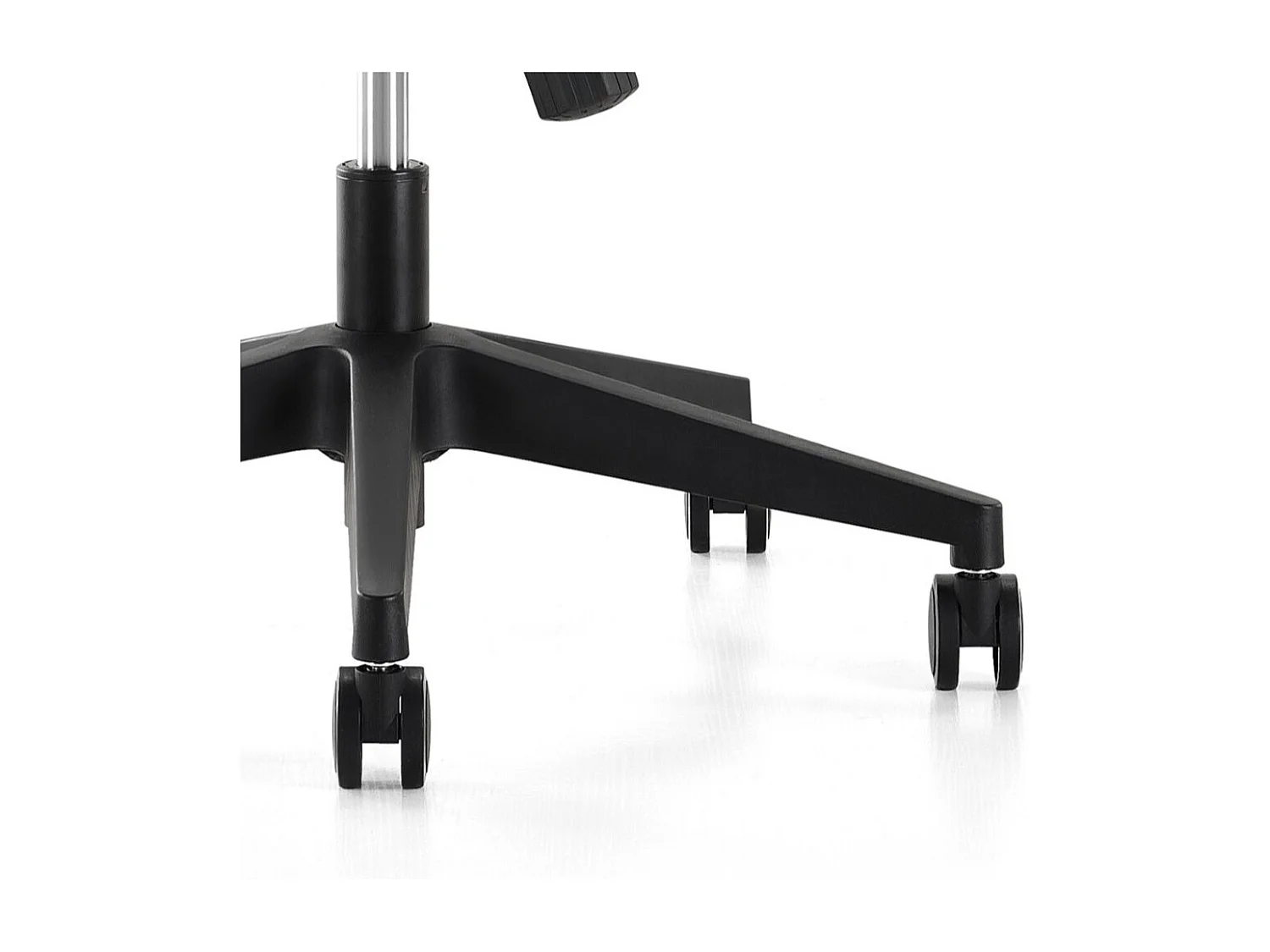 Bureaustoel - Draaibaar en in hoogte verstelbaar - Stof & netbespanning - grijs & zwart - MELTE