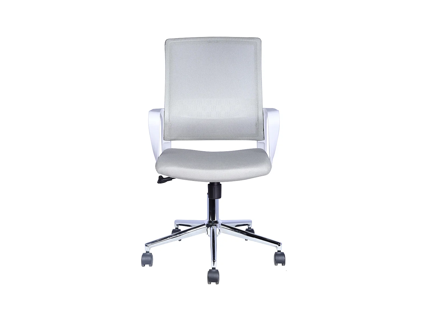 Bureaustoel - Draai- en hoogteverstelbaar - Stof - grijs - KORUS LORIANA