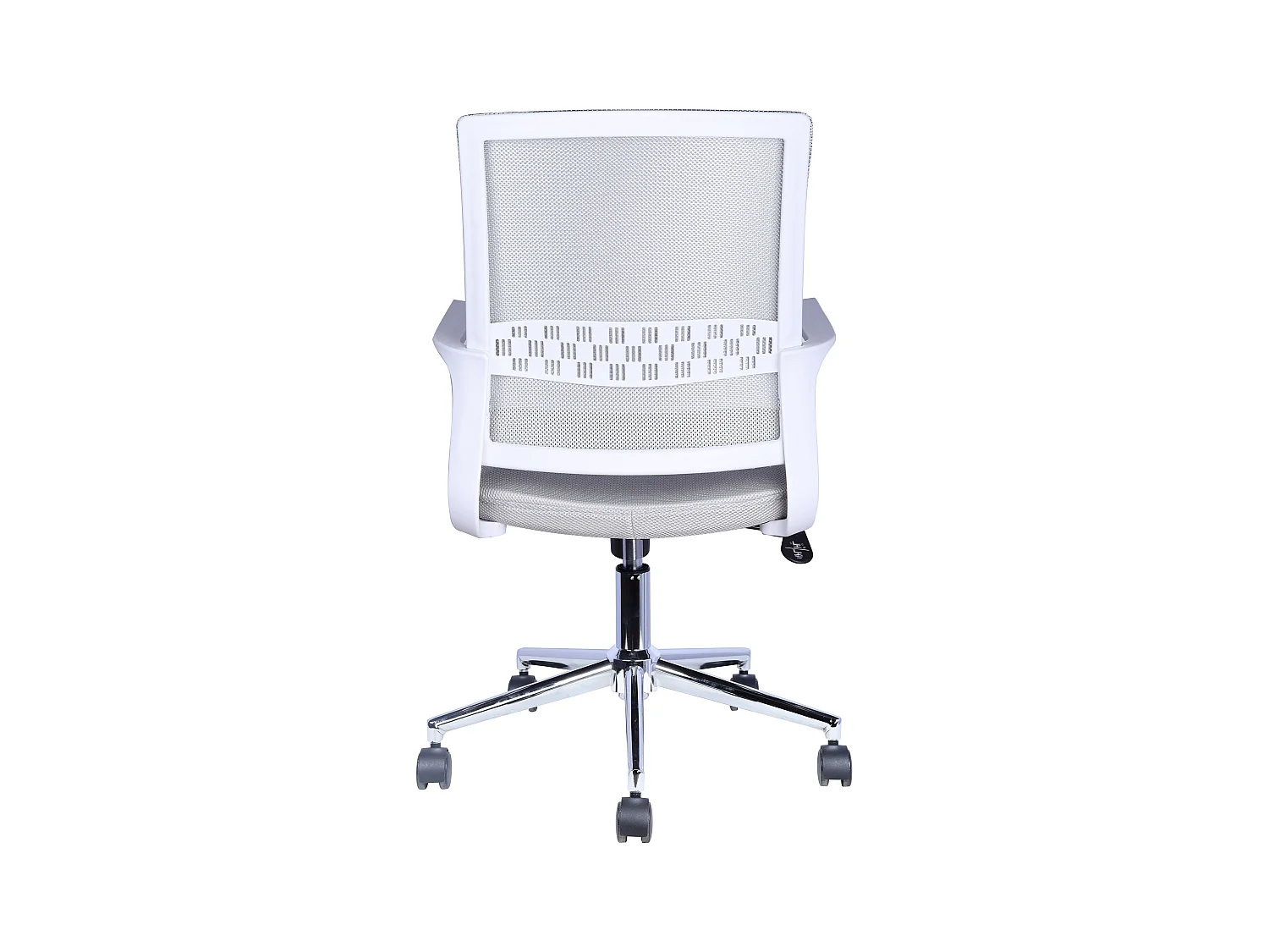 Bureaustoel - Draai- en hoogteverstelbaar - Stof - grijs - KORUS LORIANA