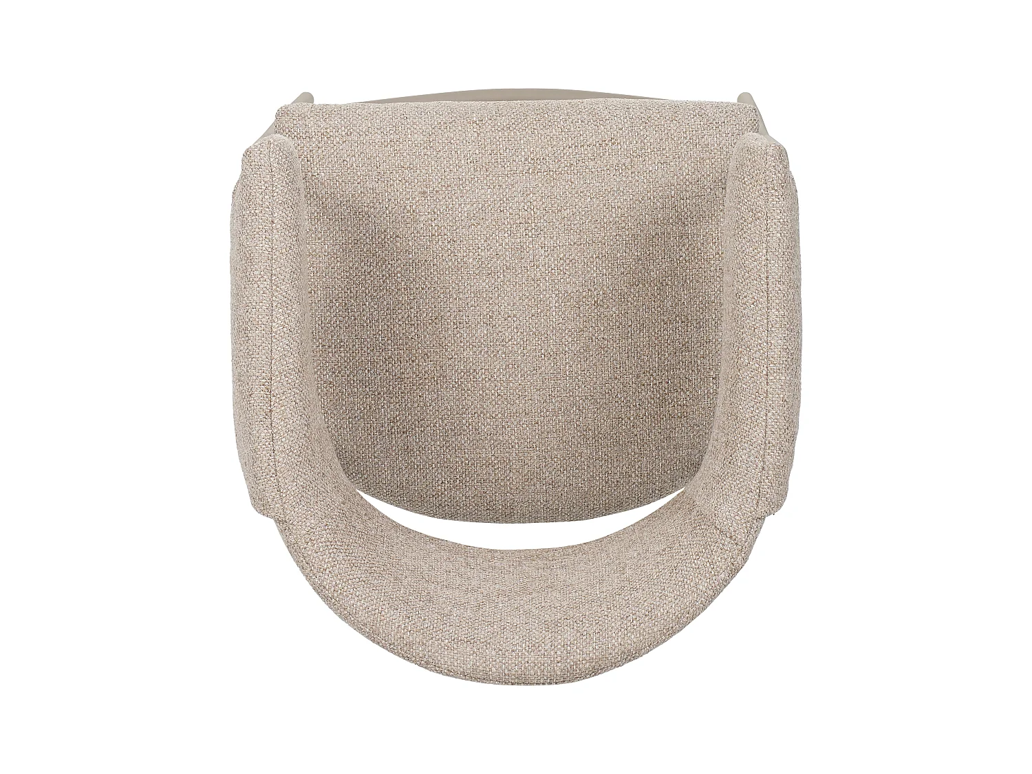 Barkruk set van 2 - stof en metaal - beige - KARTAR