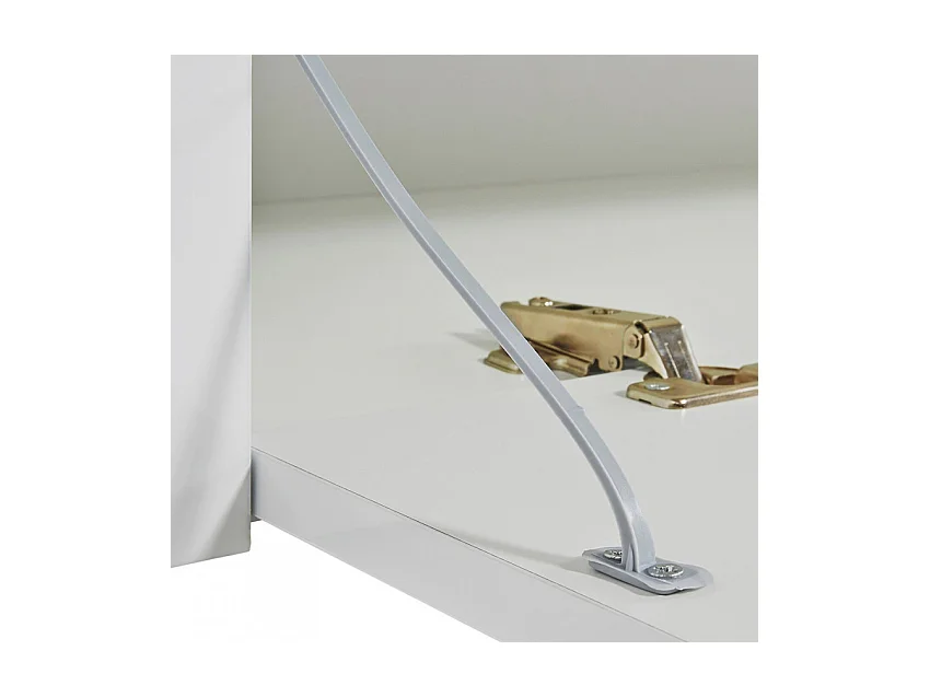 Meuble TV avec portes et tiroirs à abattant 200 cm design Takara