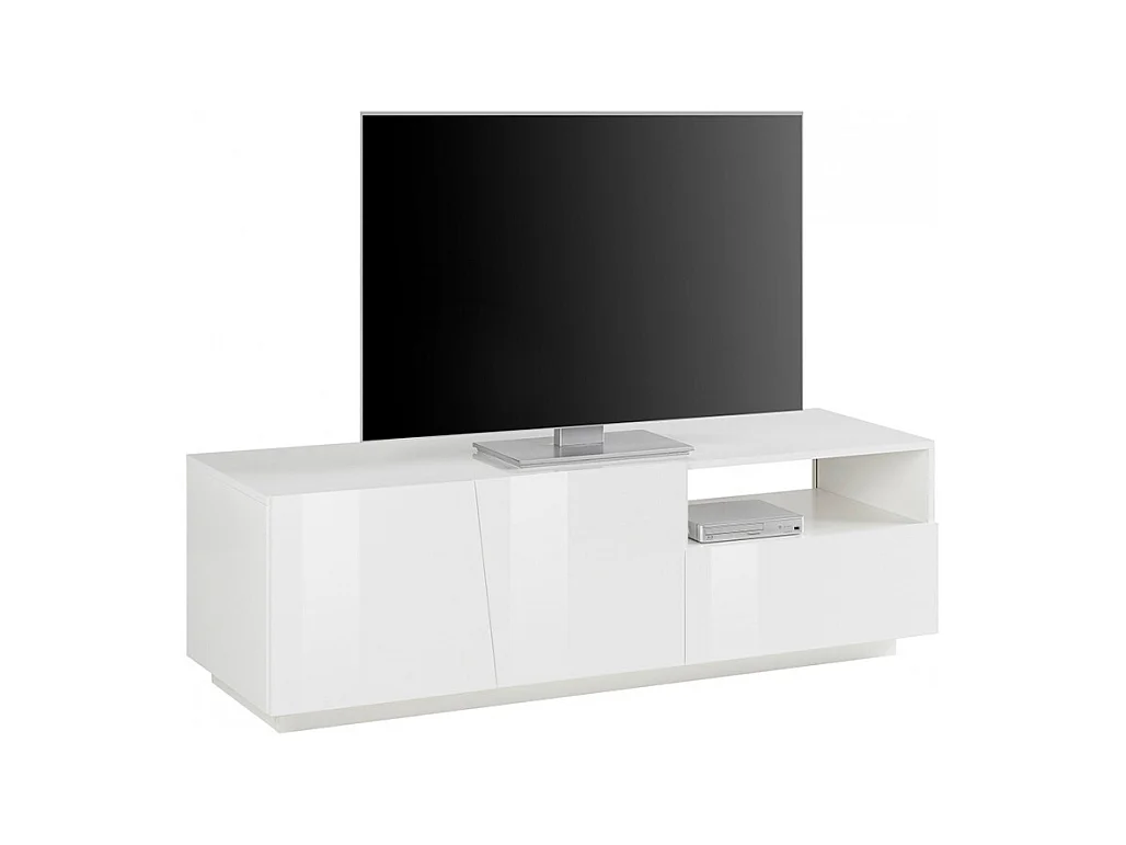 Mobile TV moderno buffet salotto 2 porte 1 cassetto 150 cm Vesta