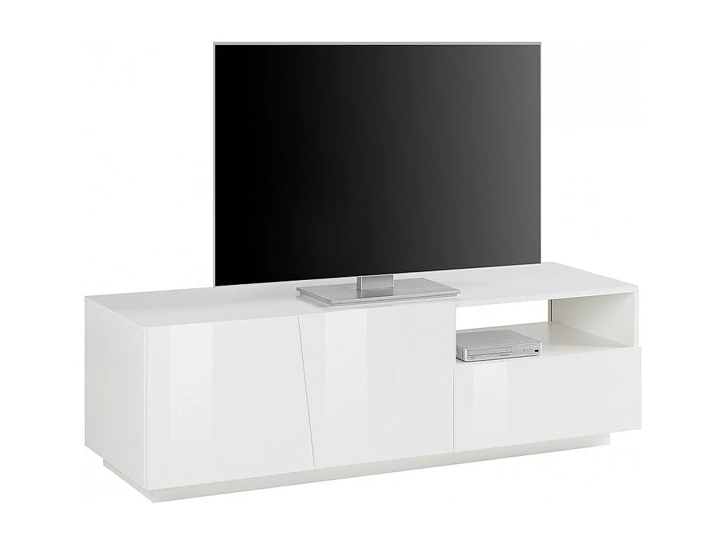 Mobile TV moderno buffet salotto 2 porte 1 cassetto 150 cm Vesta