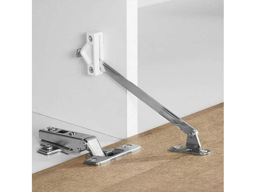 Meuble TV design moderne 240cm gris et bois Zeus