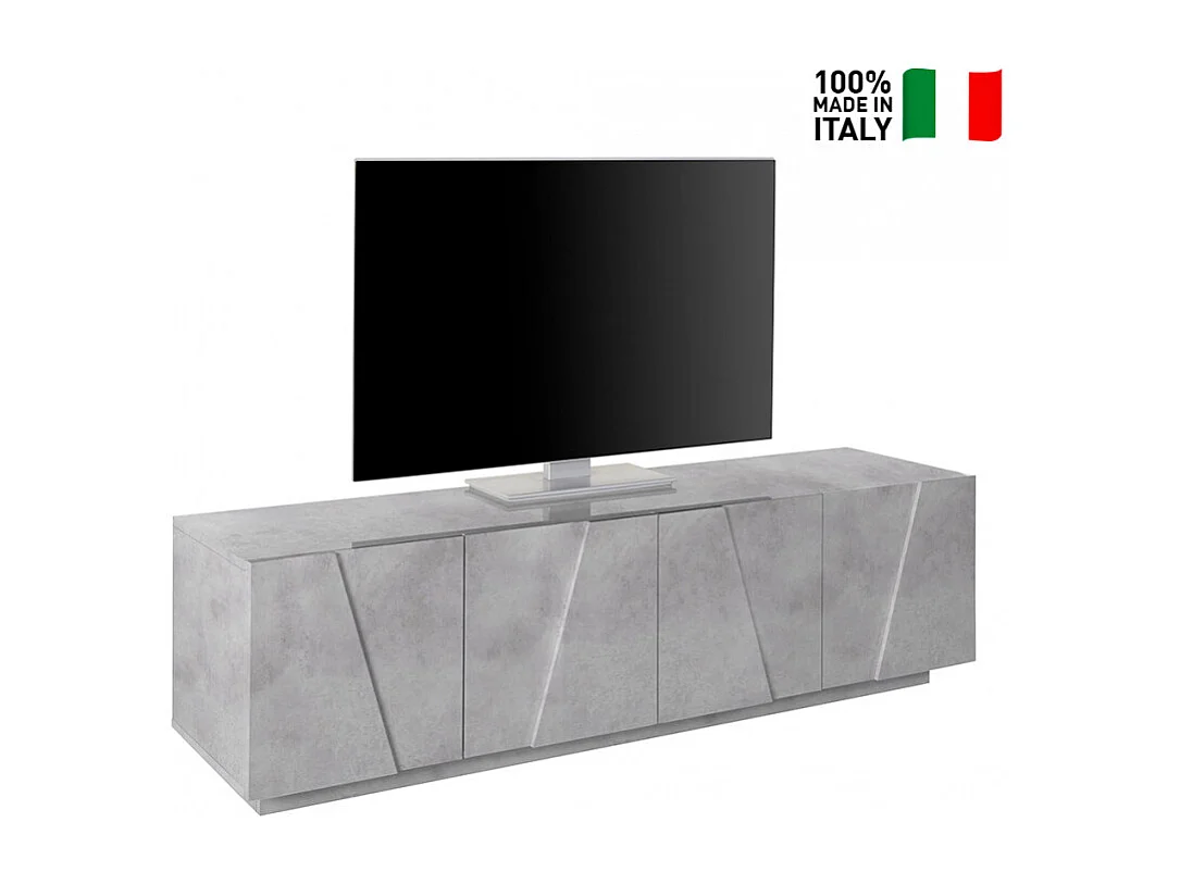 Mobile TV 4 porte 2 pezzi design moderno Gemini