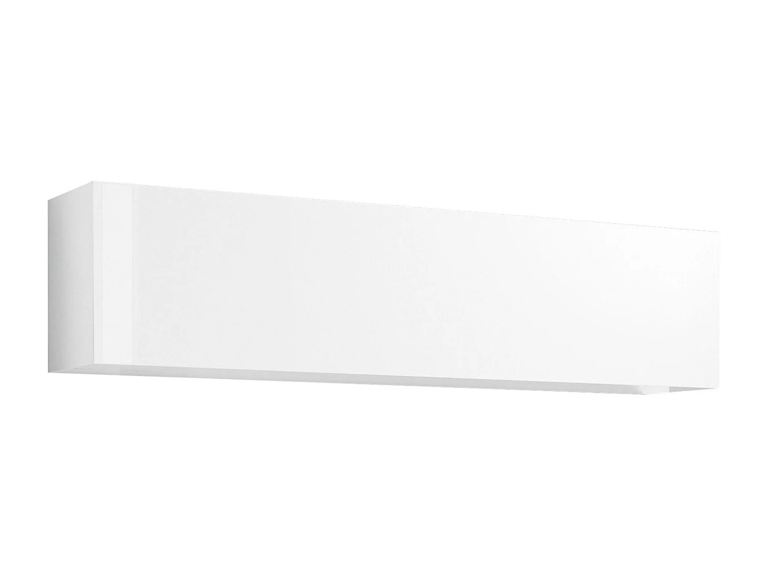 Mobile porta tv Maruska con 1 anta a ribalta bianco lucido 180x30x40 cm