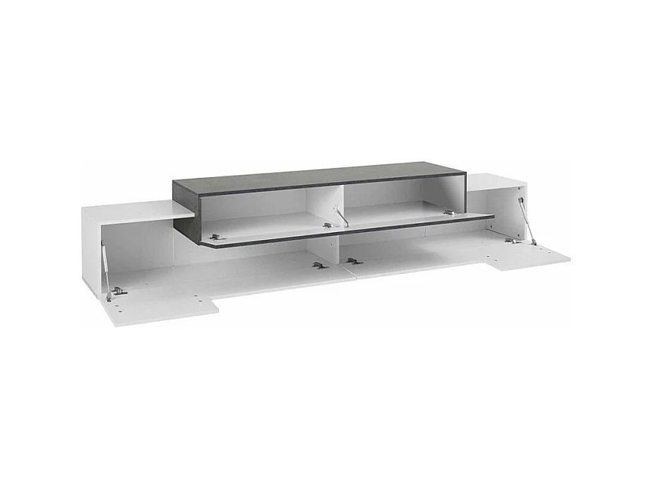 Mobile TV 240cm 4 armadietti 3 porte design moderno Lumen B