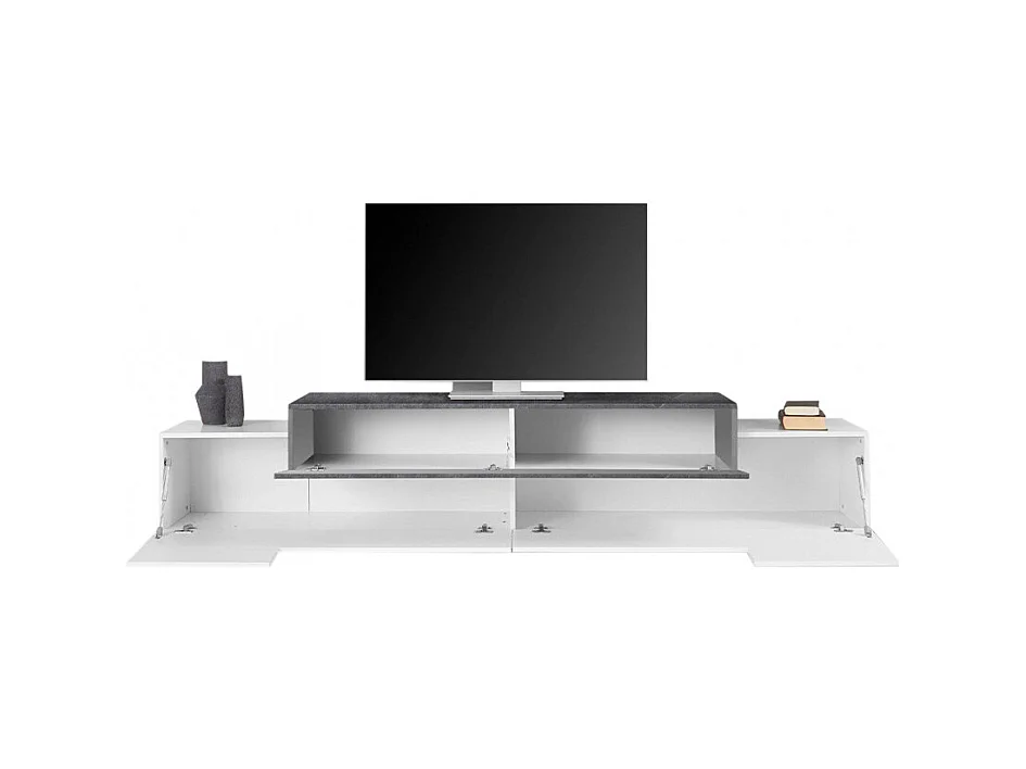 Mobile TV 240cm 4 armadietti 3 porte design moderno Lumen B
