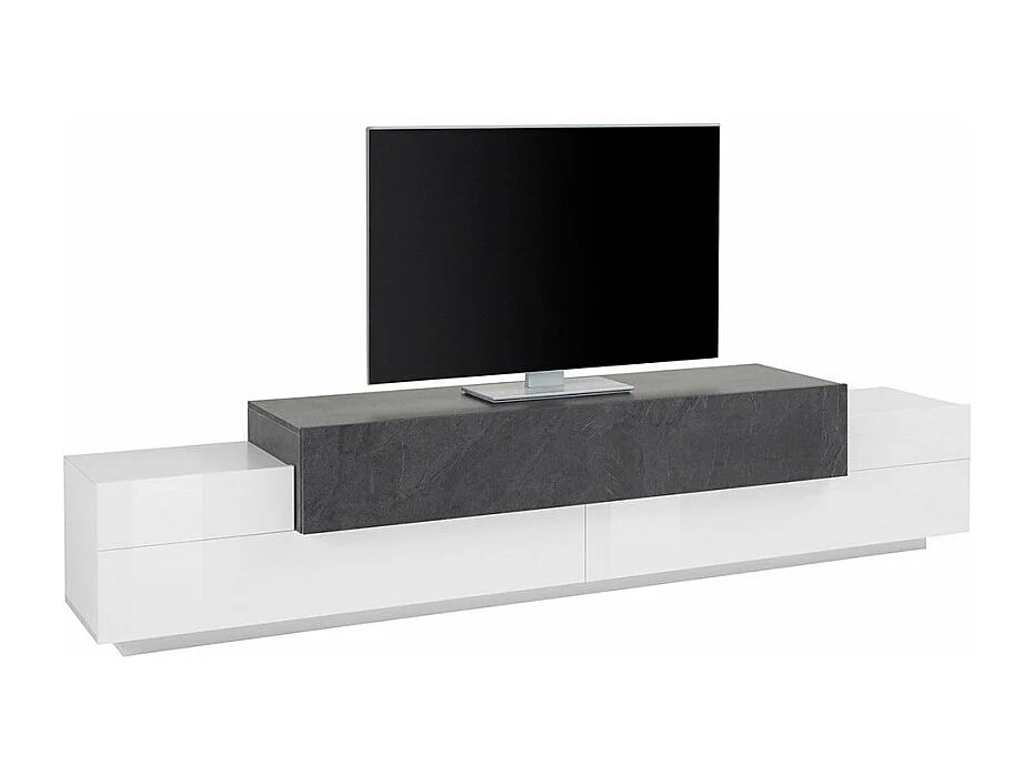 Mobile TV 240cm 4 armadietti 3 porte design moderno Lumen B