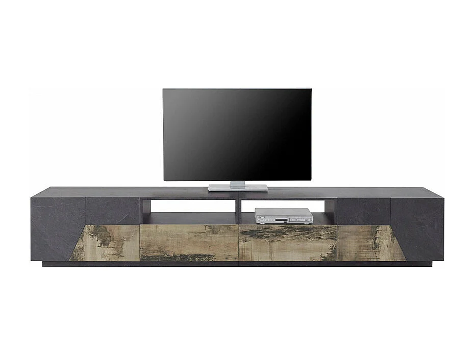 Mobile TV salotto cucina 260x43cm design moderno Pixel