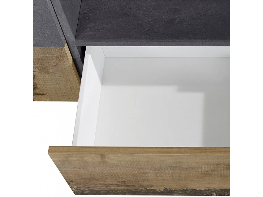 Mobile TV salotto cucina 260x43cm design moderno Pixel