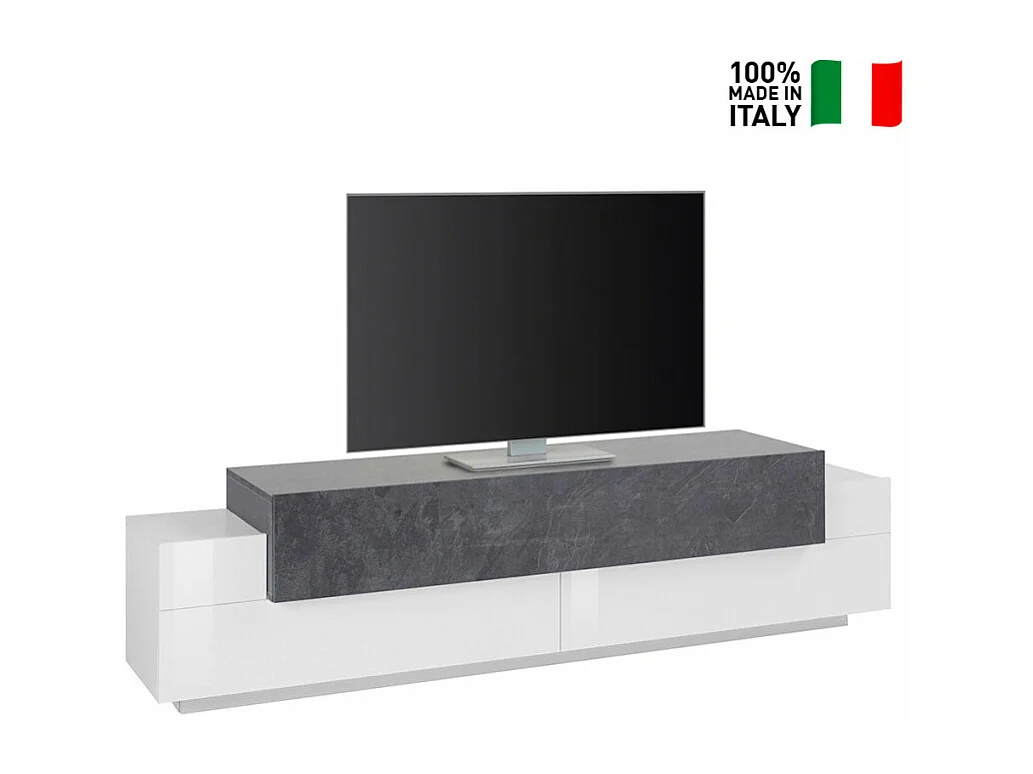 Mobile TV 4 armadietti 3 porte 200cm design moderno Forma
