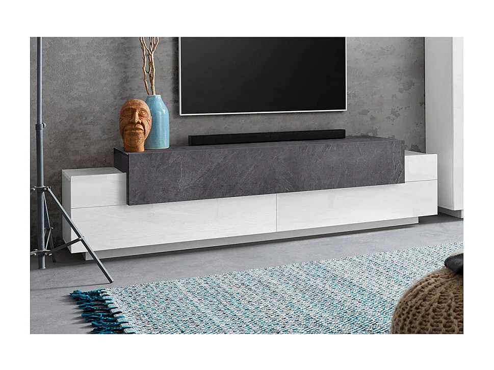 Mobile TV 4 armadietti 3 porte 200cm design moderno Forma