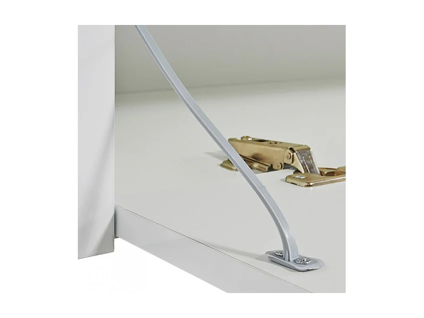 Meuble TV moderne avec porte et tiroir rabattable 150 cm Quadro