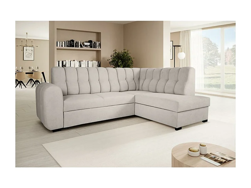 Hoekslaapbank Zoja rechts beige