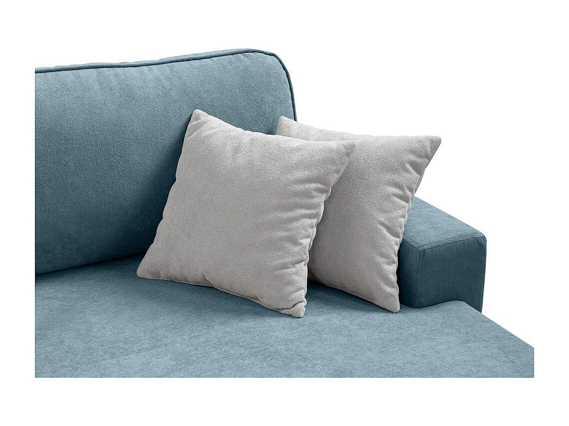 Hoekslaapbank Gavi blauw fluweel links