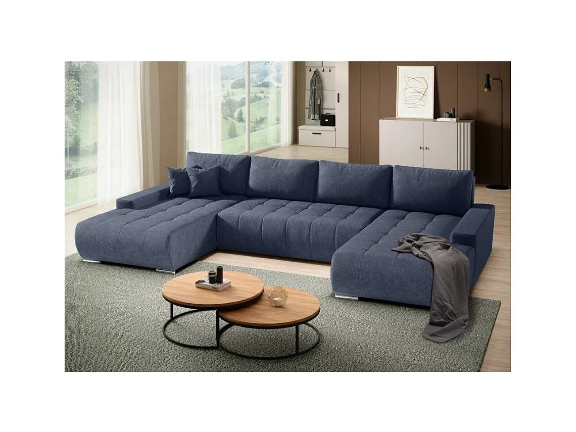 WOHNLANDSCHAFT Draco U Dunkelblau