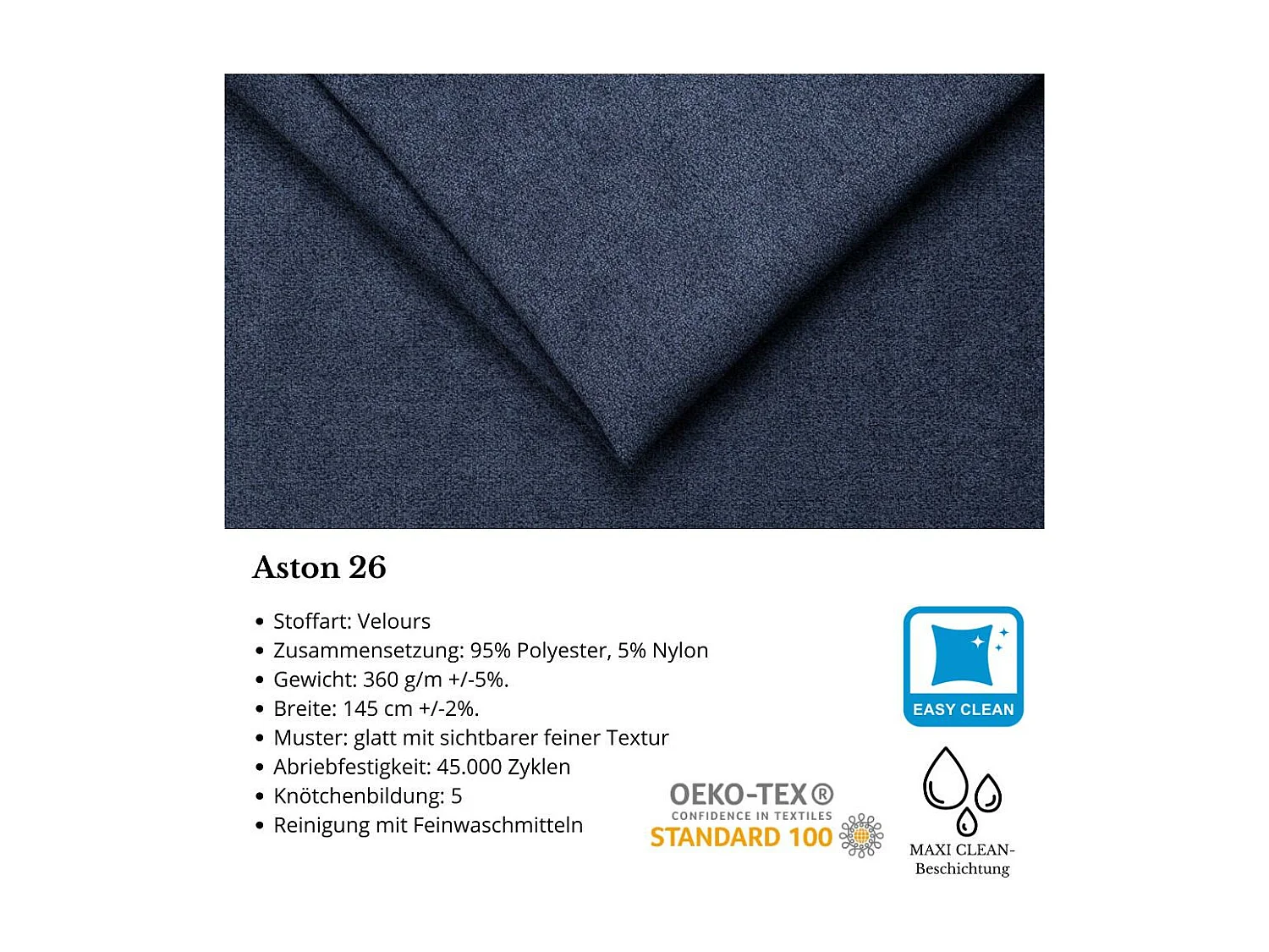 WOHNLANDSCHAFT Draco U Dunkelblau