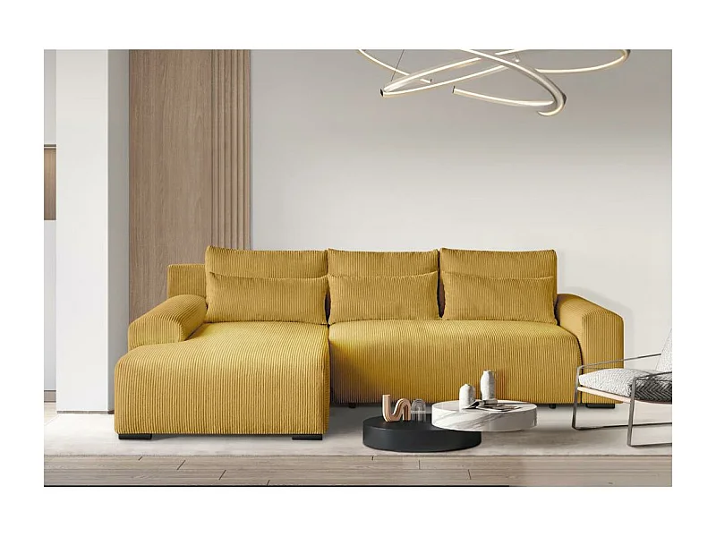 ECKSCHLAFSOFA Benny gelb links