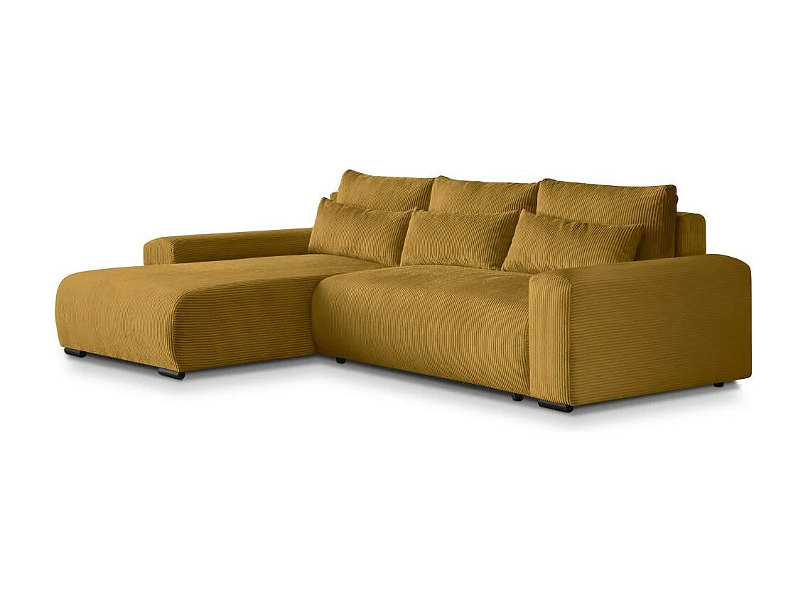 Hoekslaapbank Benny geel links