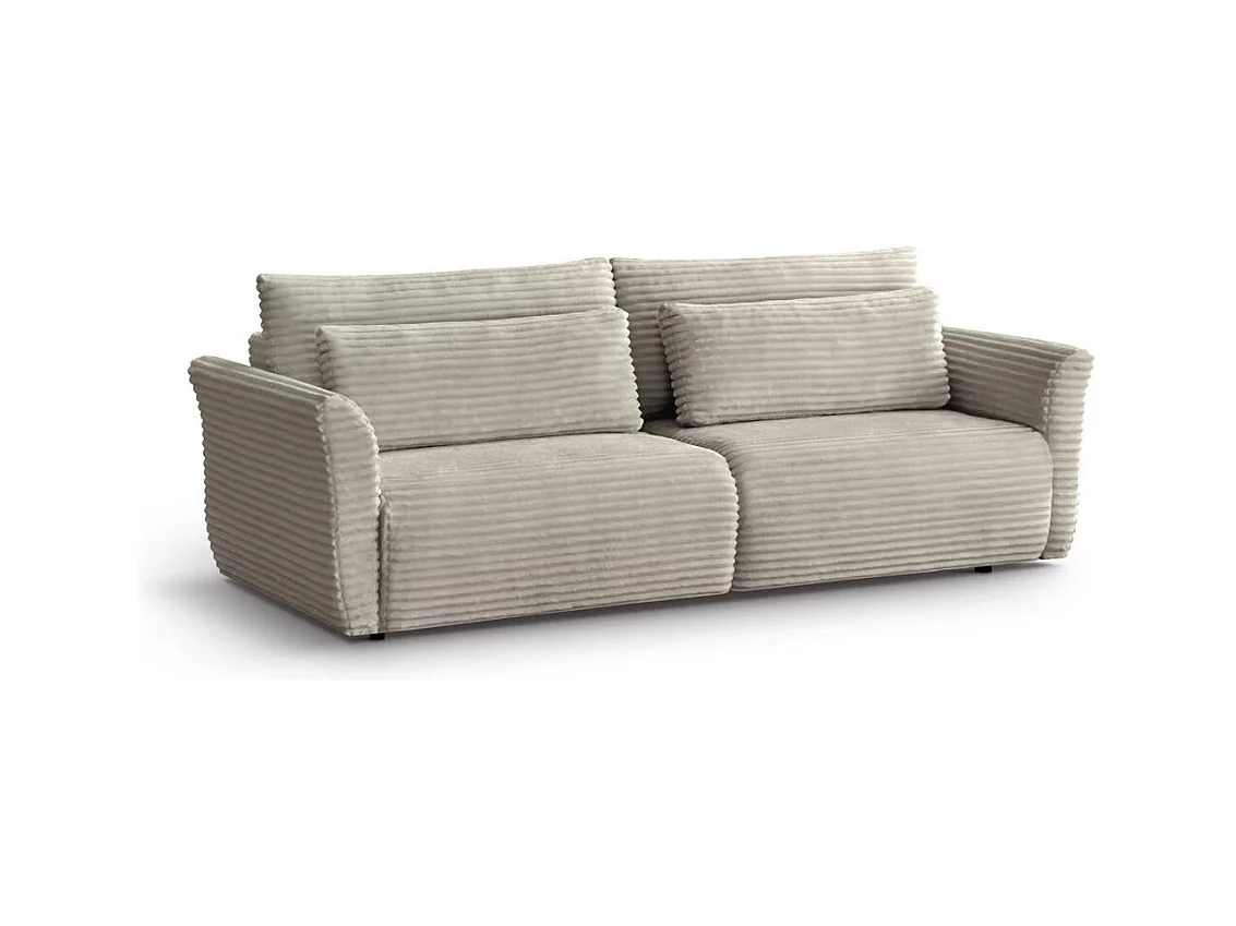 CANAPE-lit Samir 3 places crème