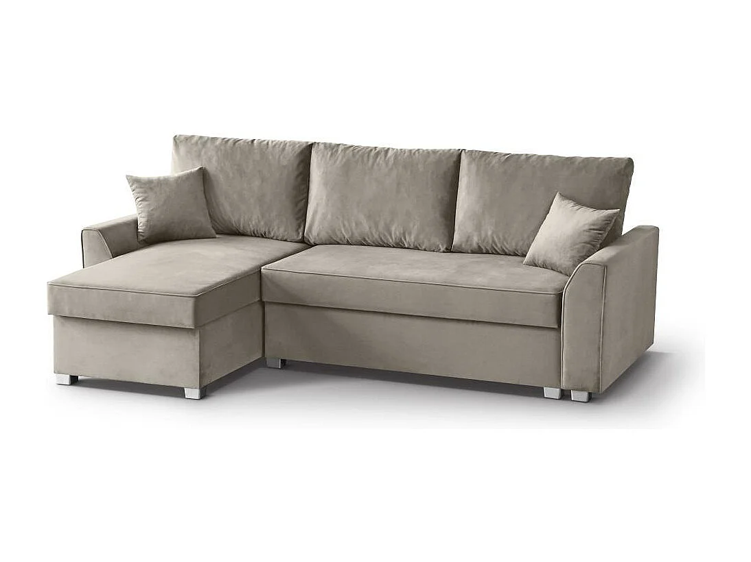 Canapé-lit ECKSCHLAFSOFA Teramo beige