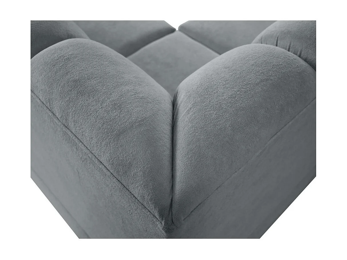 Canapé-lit ECKSCHLAFSOFA Zoja droit gris clair