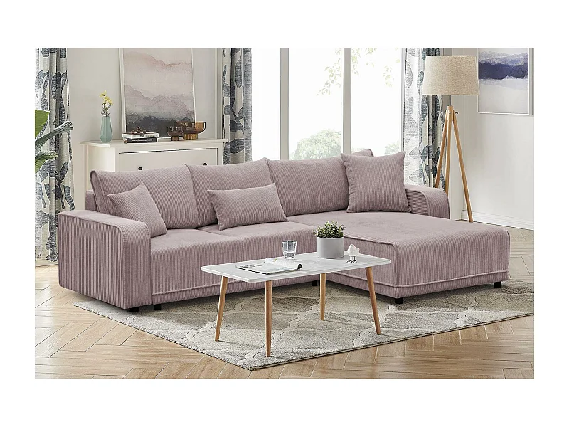 ECKSCHLAFSOFA Primo L rosa