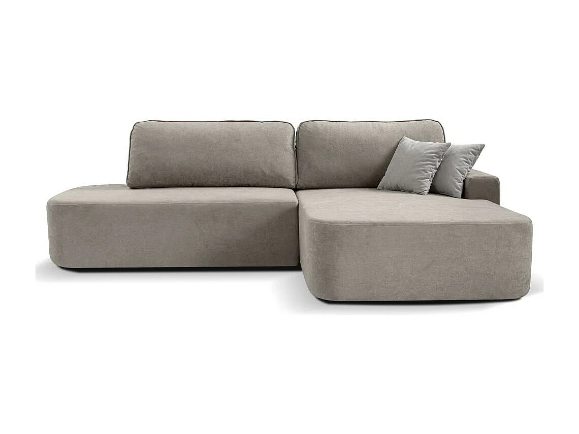 CANAPE-CHAUSSÉE Gavi cappuccino velours droit