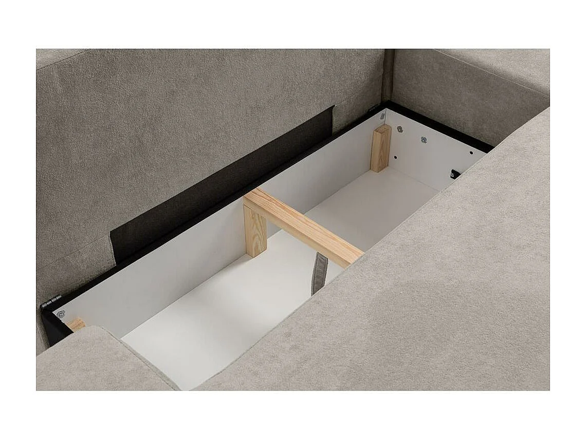 CANAPE-CHAUSSÉE Gavi cappuccino velours droit