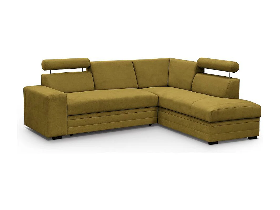 ECKSCHLAFSOFA Roma gelb rechts