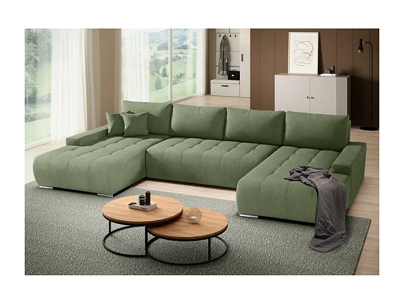 WOHNLANDSCHAFT Draco U grün