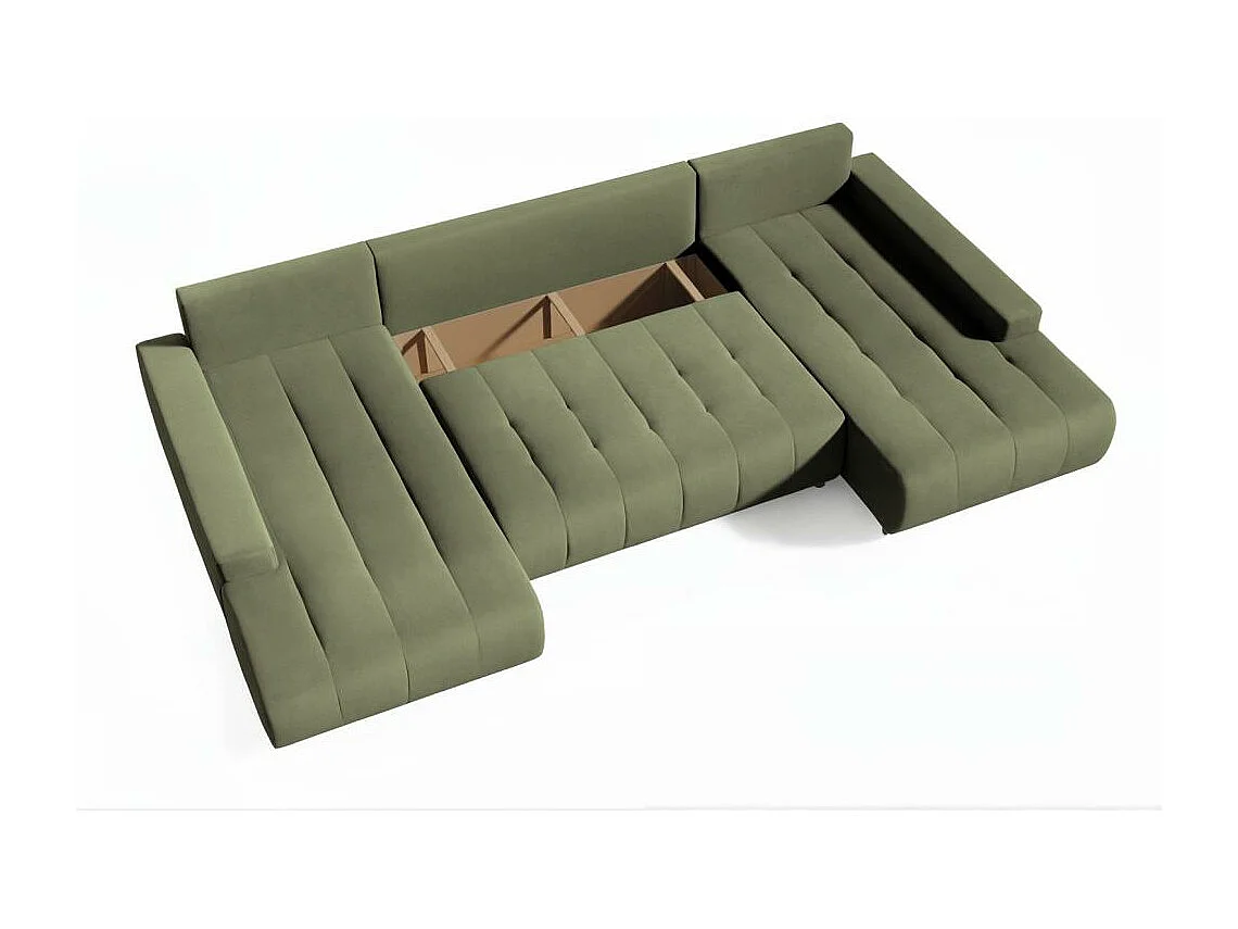 WOHNLANDSCHAFT Draco U grün