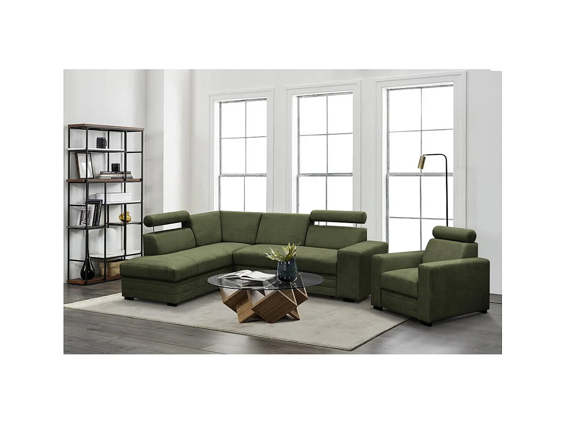 CANAPE Roma vert foncé gauche