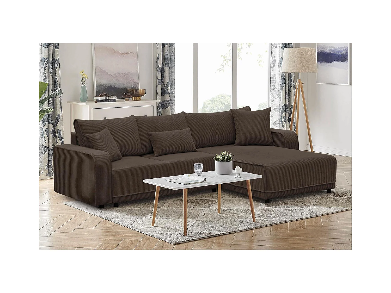 ECKSCHLAFSOFA Primo L braun