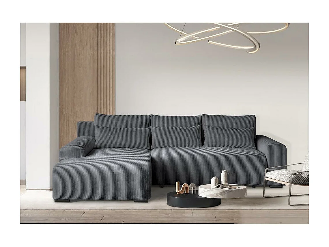 ECKSCHLAFSOFA Benny grau links