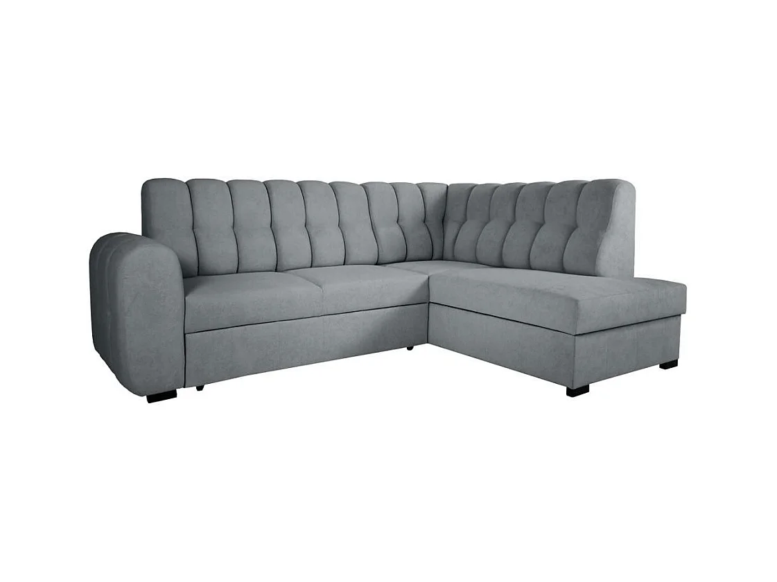 ECKSCHLAFSOFA Zoja rechts grau