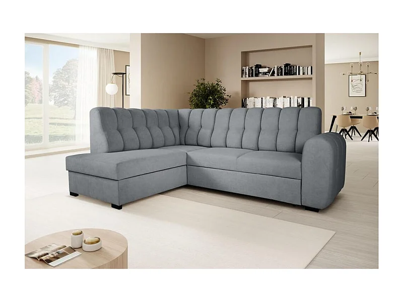 ECKSCHLAFSOFA Zoja links grau