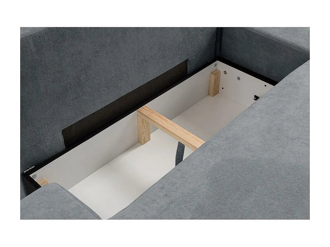 CANAPE AVEC FOUS Gavi gris velours droit