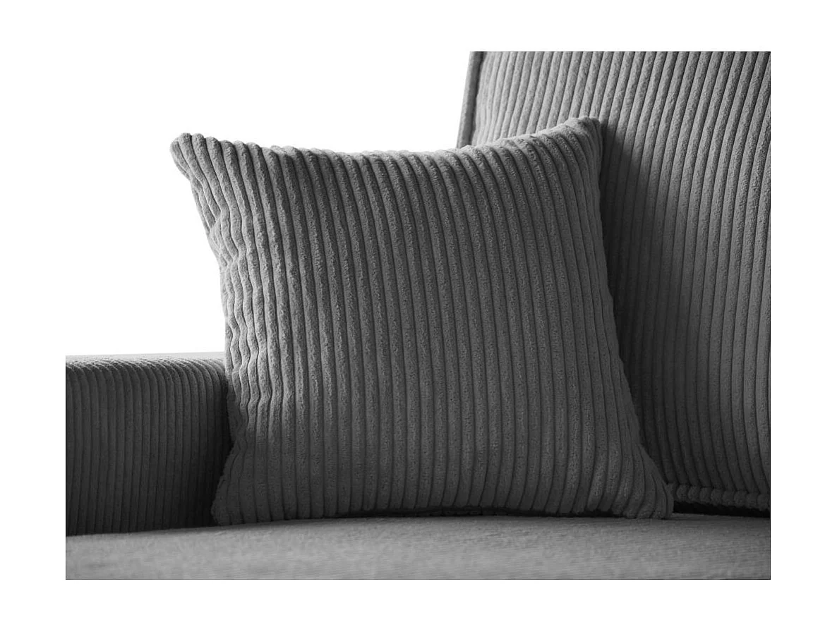 HOEKBANK met slaapfunctie Hektor grijs