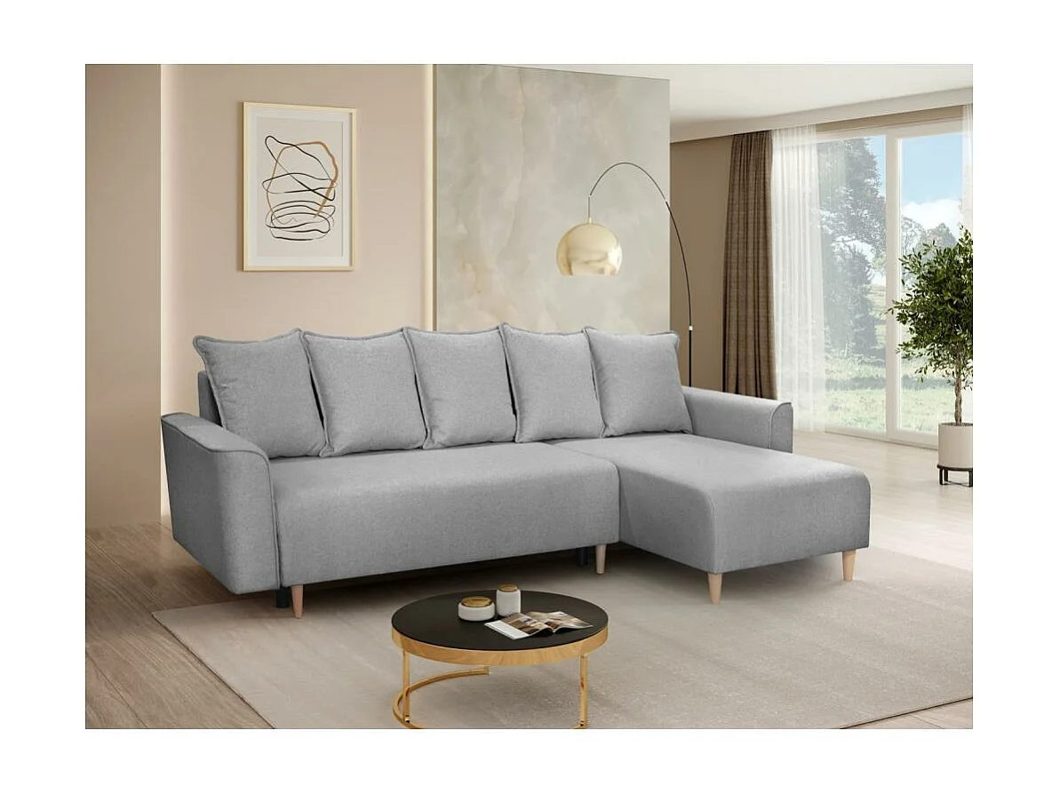 HOEKBANK Willow lichtgrijs