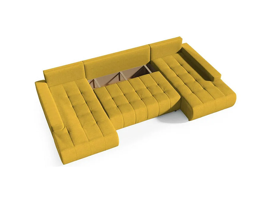 WOHNLANDSCHAFT Draco U Gelb