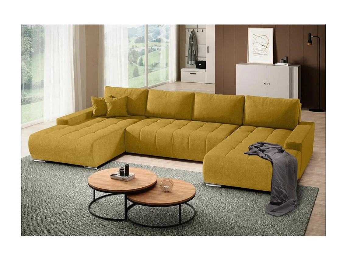 WOHNLANDSCHAFT Draco U Gelb