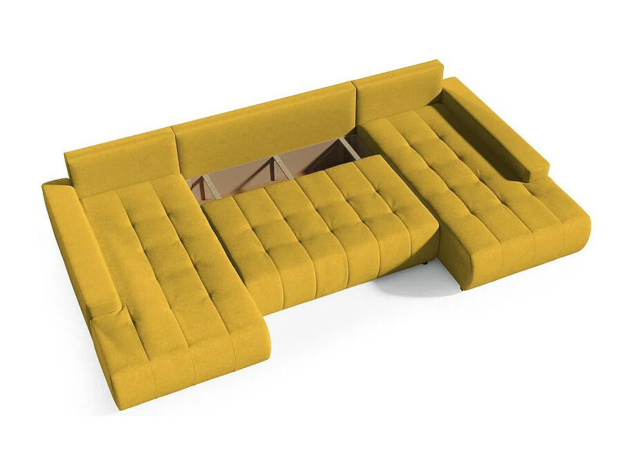 WOHNLANDSCHAFT Draco U Gelb