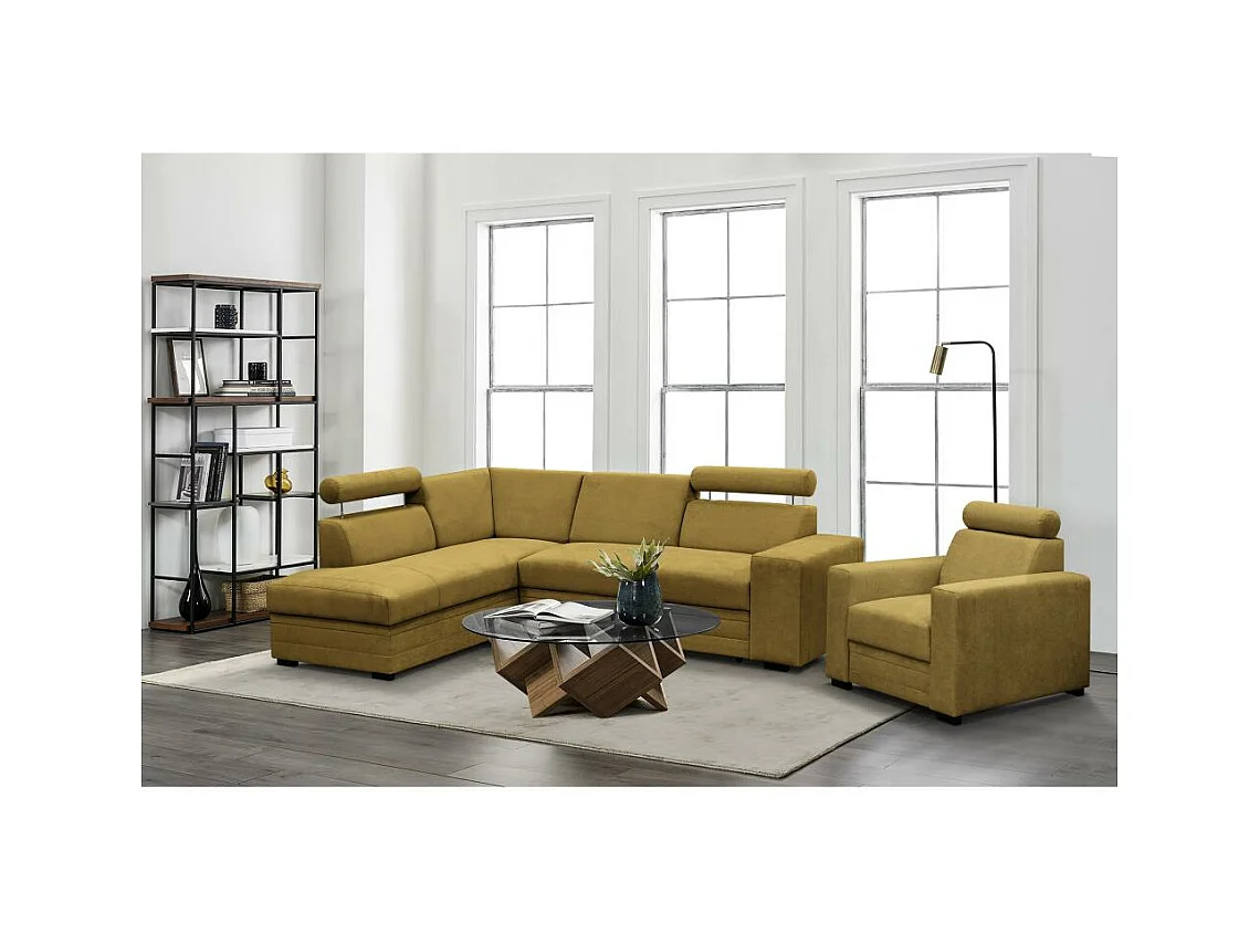 ECKSCHLAFSOFA Roma gelb links