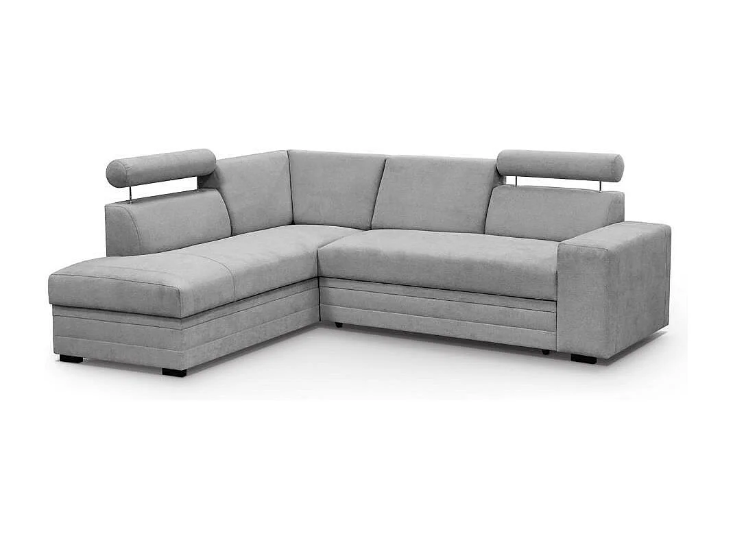 ECKSCHLAFSOFA Roma hellgrau links